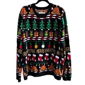 Mossimo Supply Co ~ Ugly Christmas holiday festivities Sweater ~ size XL